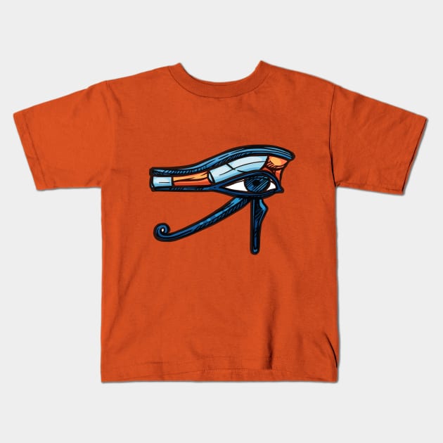 Eye of Horus Kids T-Shirt by NewWorldIsHere